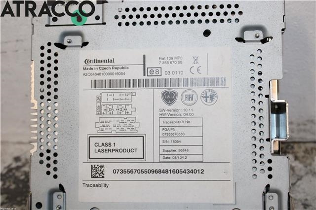 Bilstereo til Fiat Panda 2013-->> (Type III)  (735603527|)