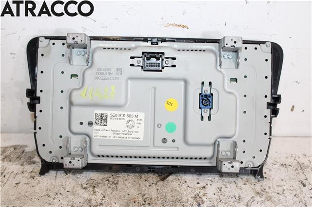 Multimedia display (MCU - Media Controller Unit) til Škoda Octavia 2017-2020 (Type III, Fase 2) (5E0919605M|)