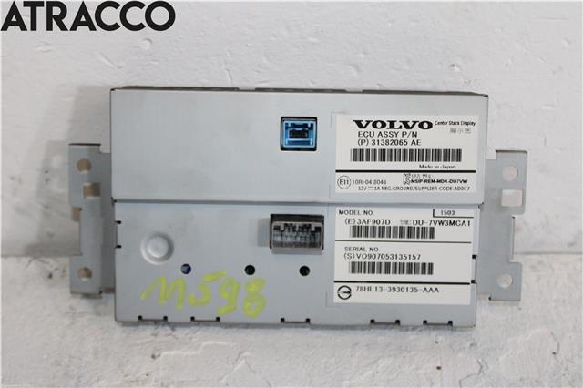 Multimedia display (MCU - Media Controller Unit) til Volvo XC60 2008-2013 (Type I, Fase 1)  (31382065|)