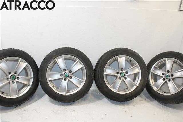 Hjulsett aluminium vinter til Škoda Octavia, 2009-2013 (Type II, Fase 2) (NO)