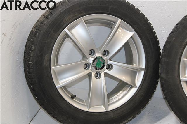 Hjulsett aluminium vinter til Škoda Octavia 2009-2013 (Type II, Fase 2)  (NO|)