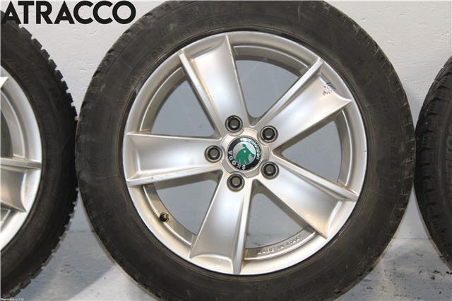 Hjulsett aluminium vinter til Škoda Octavia 2009-2013 (Type II, Fase 2)  (NO|)