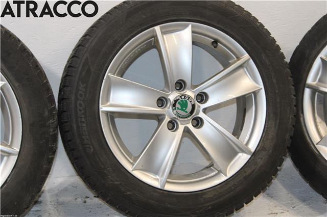 Hjulsett aluminium vinter til Škoda Octavia 2009-2013 (Type II, Fase 2)  (NO|)