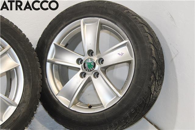 Hjulsett aluminium vinter til Škoda Octavia 2009-2013 (Type II, Fase 2)  (NO|)