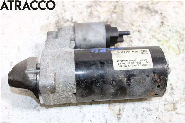 Starter diesel til Mercedes C-Klasse 2011-2014 (Fase 2) (W204) (W204) (A6519062800|)
