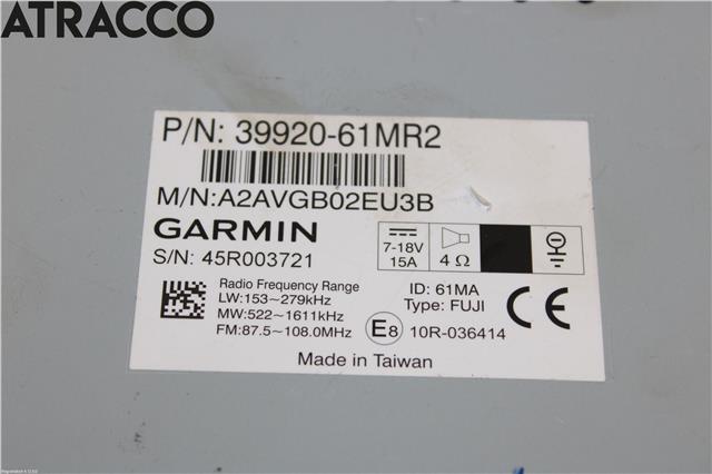 Bilstereo til Suzuki SX4 S-CROSS 2013-->> (Type II)  (3992061MR2|)
