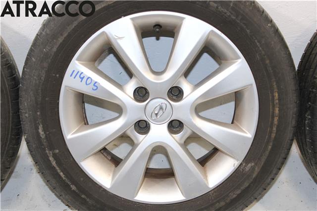 Hjulsett aluminium sommer til Hyundai i20 2009-2014 (Type I) (529101J805CS|)