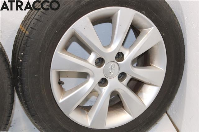 Hjulsett aluminium sommer til Hyundai i20 2009-2014 (Type I) (529101J805CS|)