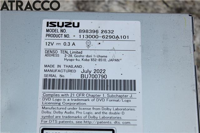 Diverse deler til Isuzu D-Max 2021-->> (Type III)  (8983962632|)