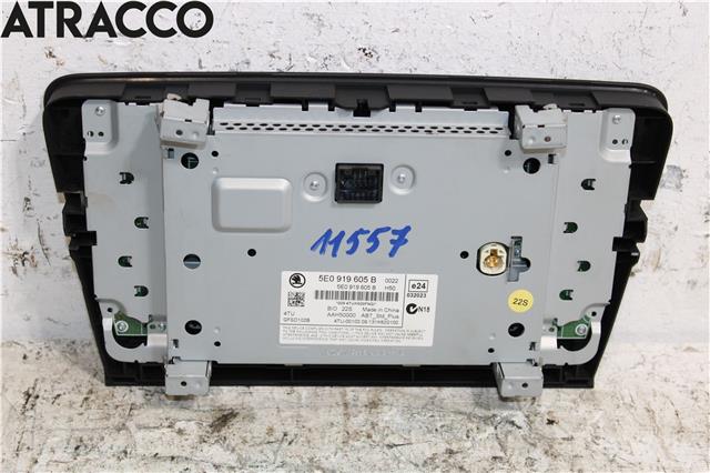 Multimedia display (MCU - Media Controller Unit) til Škoda Octavia 2013-2016 (Type III, Fase 1)  (5E0919605B|)