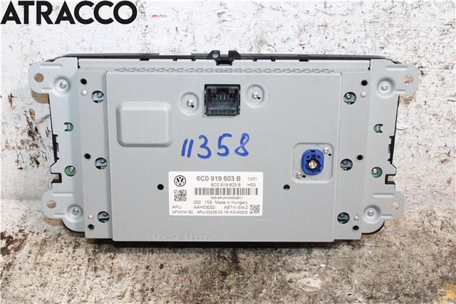 Multimedia display (MCU - Media Controller Unit) til VW Polo 2014-2017 (Type V, Fase 2)  (6C0919603B|)