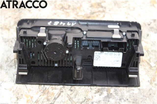 Varmeapparat betjening til Audi A1 2010-2014 (Type I, Fase 1)  (8X0820043B|)
