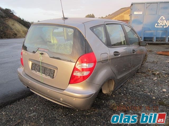 Mercedes A-Klasse 2005-2012 (W169) (W169), Motorkode: M 266.920, Girkassekode: 722801 00 308479