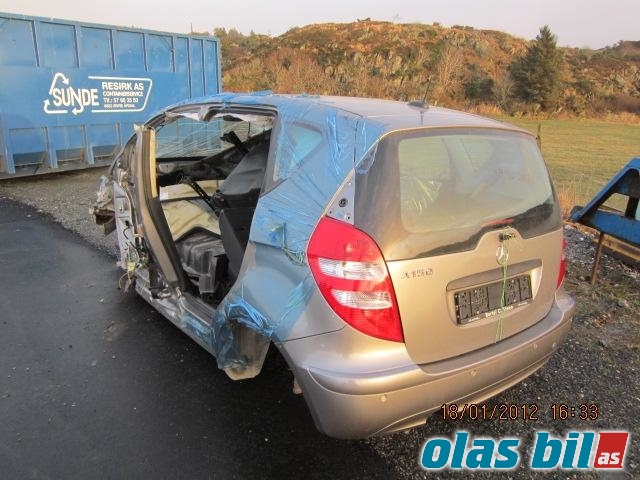 Mercedes A-Klasse 2005-2012 (W169) (W169), Motorkode: M 266.920, Girkassekode: 722801 00 308479