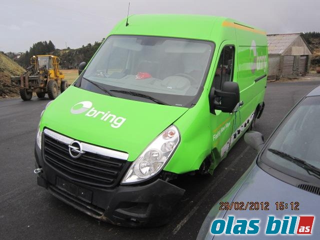 Opel Movano 2010-->> , Motorkode: M9T D6, Girkassekode: M73 PF6020 820093522