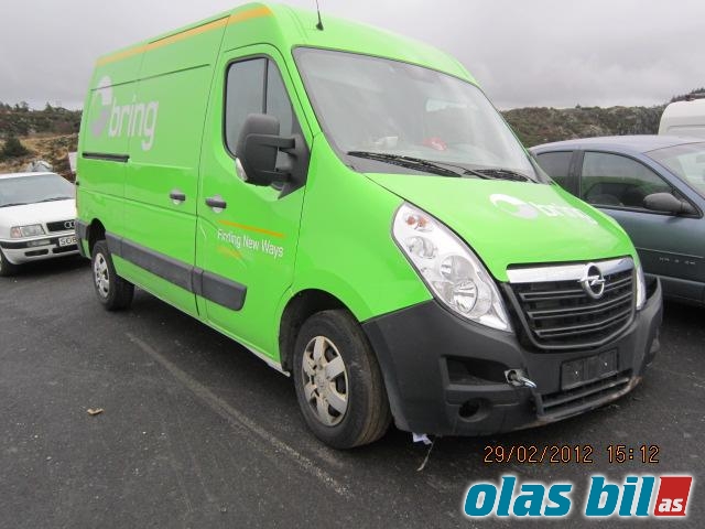 Opel Movano 2010-->> , Motorkode: M9T D6, Girkassekode: M73 PF6020 820093522