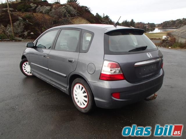 Honda Civic 2001-2005 (Type VII) (ENGELSK) (ENGELSK), Motorkode: D16V1, Girkassekode: