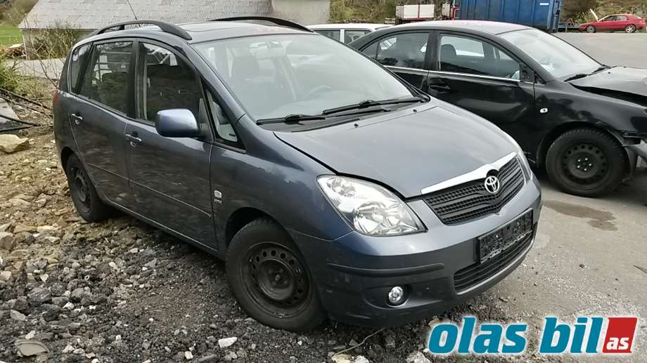 Toyota Verso 2002-2004 (COROLLA) (COROLLA), Motorkode: 3ZZ-FE, Girkassekode: 