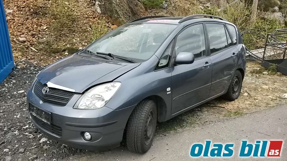 Toyota Verso 2002-2004 (COROLLA) (COROLLA), Motorkode: 3ZZ-FE, Girkassekode: 