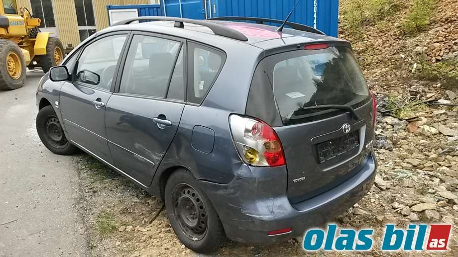 Toyota Verso 2002-2004 (COROLLA) (COROLLA), Motorkode: 3ZZ-FE, Girkassekode: 