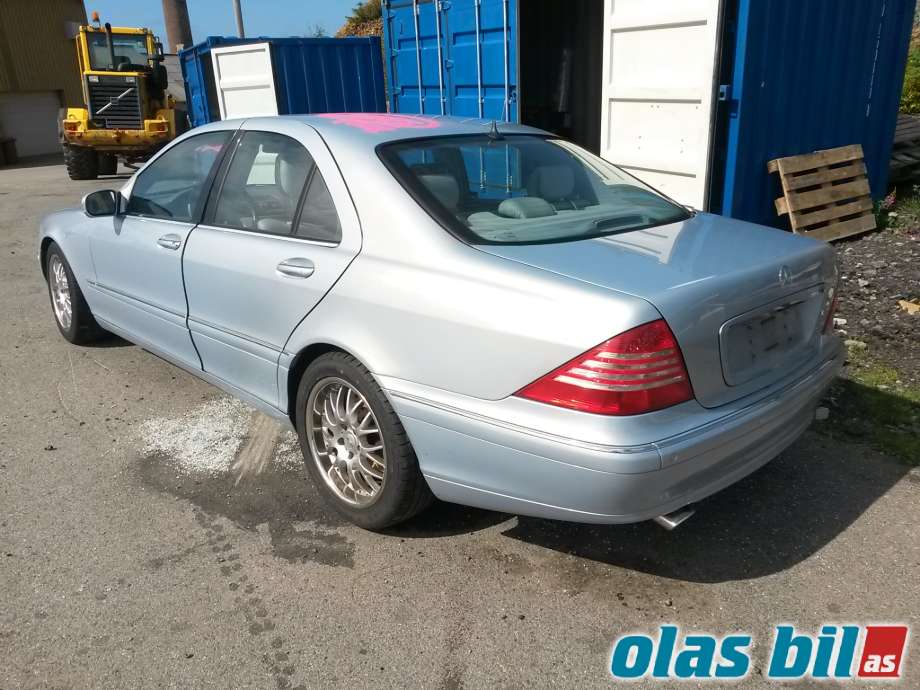 Mercedes S-Klasse 1999-2005 (W220) (W220), Motorkode: M 112.944, Girkassekode: 722618 01 148874