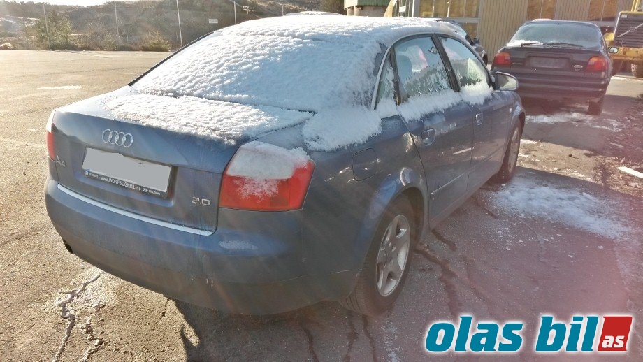 Audi A4 2001-2004 (Type II) (B6) (B6), Motorkode: ALT, Girkassekode: EVE