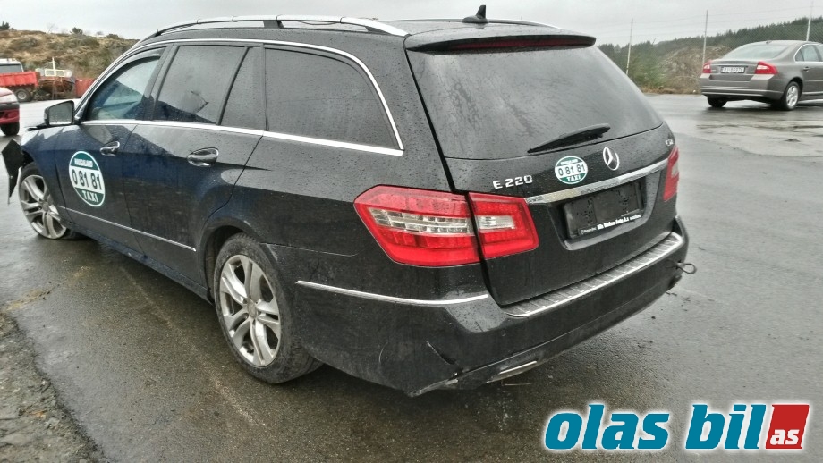 Mercedes E-Klasse 2009-2013 (Fase 1) (W212) (W212), Motorkode: OM 651.924, Girkassekode: 722908