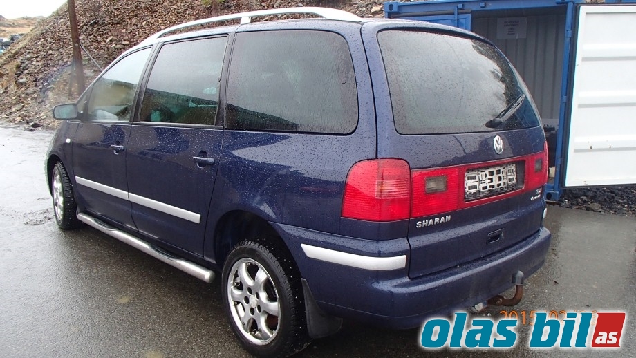 VW Sharan 2000-2010 (Type I, Fase 2) , Motorkode: AUY, Girkassekode: FPK
