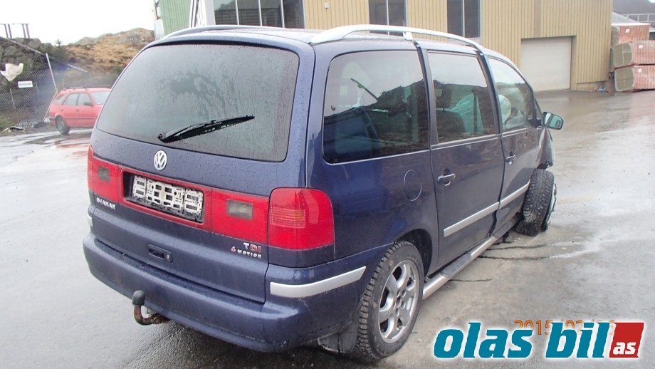 VW Sharan 2000-2010 (Type I, Fase 2) , Motorkode: AUY, Girkassekode: FPK