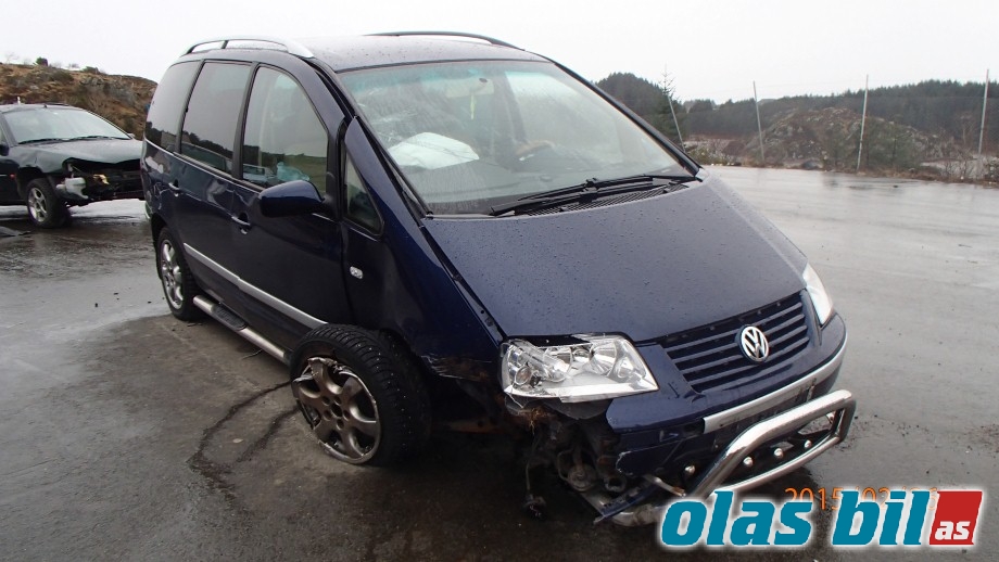 VW Sharan 2000-2010 (Type I, Fase 2) , Motorkode: AUY, Girkassekode: FPK