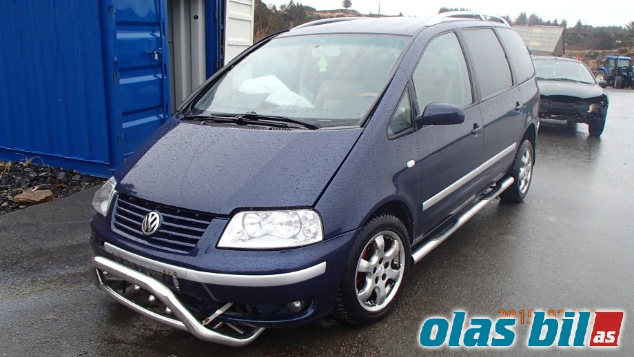 VW Sharan 2000-2010 (Type I, Fase 2) , Motorkode: AUY, Girkassekode: FPK