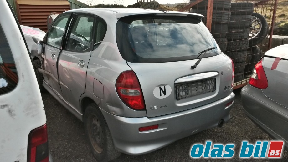 Daihatsu Sirion 1999-2005 (Type I) , Motorkode: K3, Girkassekode: 