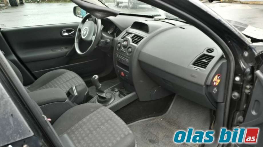 Renault Megane 2006-2009 (Type II, Fase 2) , Motorkode: K9K724G7 86HK, Girkassekode: JR5 (108)