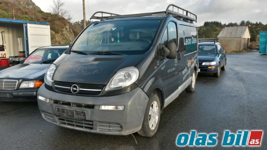 Opel Vivaro A 2001-2006 , Motorkode: F9QU7, Girkassekode: 