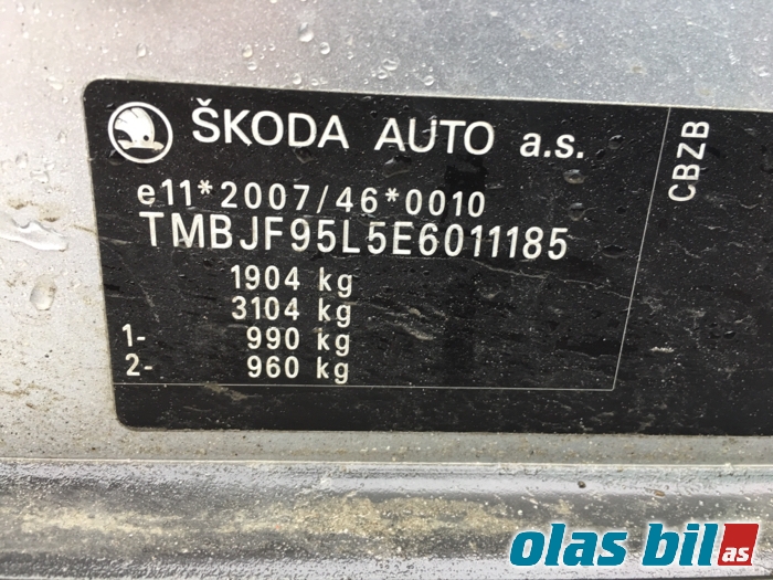Škoda Yeti 2014-2017 (Fase 2) , Motorkode: CBZB, Girkassekode: PWD