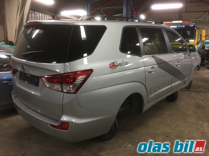 SsangYong Rodius 2014-2018 (Type II) , Motorkode: D20DTR, Girkassekode: