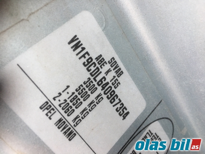 Opel Movano 1999-2010 , Motorkode: G9U 632, Girkassekode: 