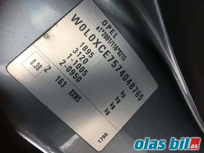 Opel Meriva A 2003-2010 , Motorkode: Z 13 DTJ, Girkassekode: f17
