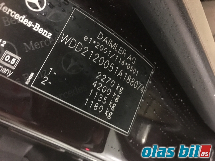 Mercedes E-Klasse 2009-2013 (Fase 1) (W212) (W212), Motorkode: OM 651.925, Girkassekode: 722694 07 997480