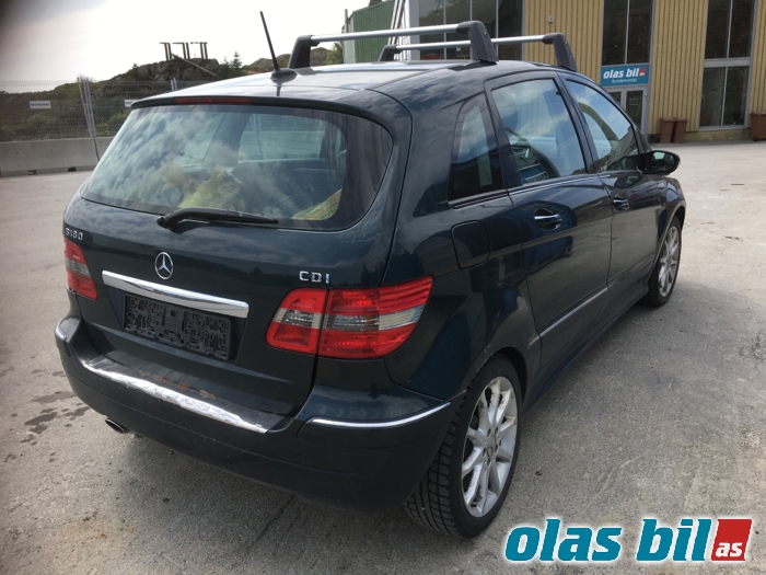 Mercedes B-Klasse 2005-2008 (Fase 1) (W245) (W245), Motorkode: OM 640.940, Girkassekode: 722800 00 132907