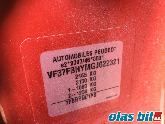 Peugeot Partner 2015-2019 (Type II, Fase 2) , Motorkode: BHY (DV6FD), Girkassekode: 