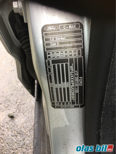 Ford C-Max 2010-2015 (Type II, Fase 1) , Motorkode: IQDB, Girkassekode:
