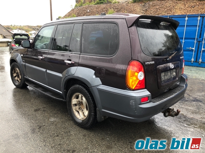 Hyundai Terracan 2002-2007 , Motorkode: J3 (P72U), Girkassekode: A2T