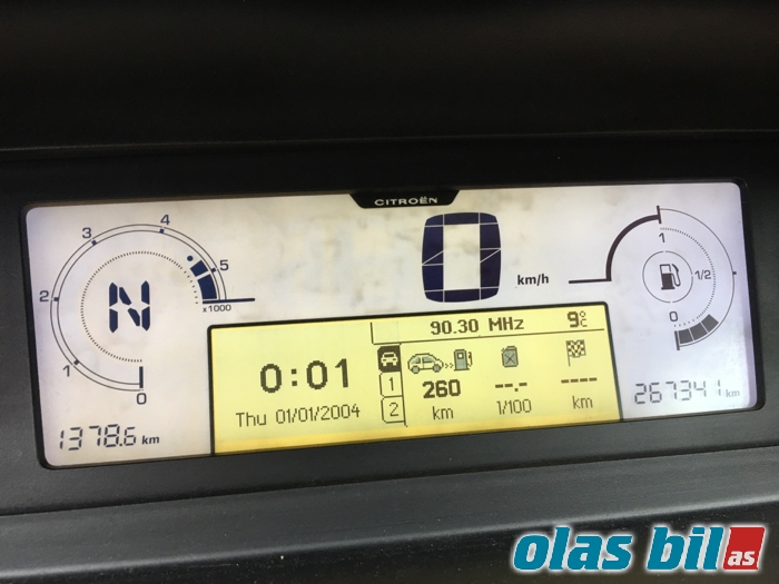 Citroën C4, Picasso 2006-2013 (Type I) , Motorkode: 9HZ, Girkassekode:
