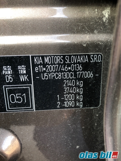 Kia Sportage 2010-2016 (Type III) , Motorkode: D4HA, Girkassekode: 