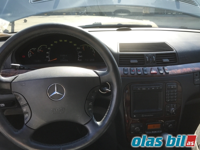 Mercedes S-Klasse 1999-2005 (W220) (W220), Motorkode: OM613.960, Girkassekode: 722626