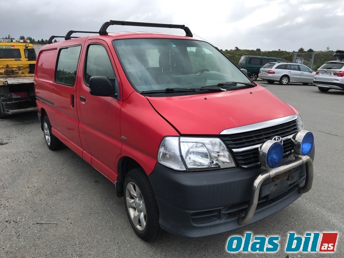 Toyota Hiace 2007-2012 (Fase 3) , Motorkode: 2KD-FTV, Girkassekode: