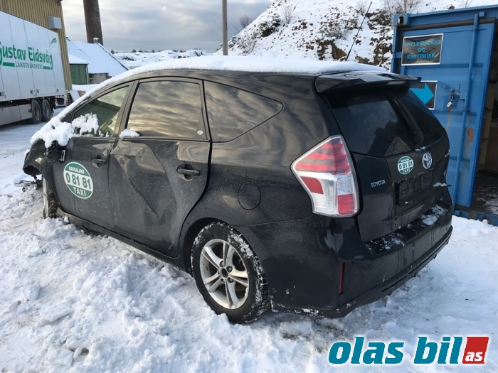 Toyota Prius +7 2012-2020 (Type III) (stasjonsvogn) (stasjonsvogn), Motorkode: 2ZR-FXE, Girkassekode: 