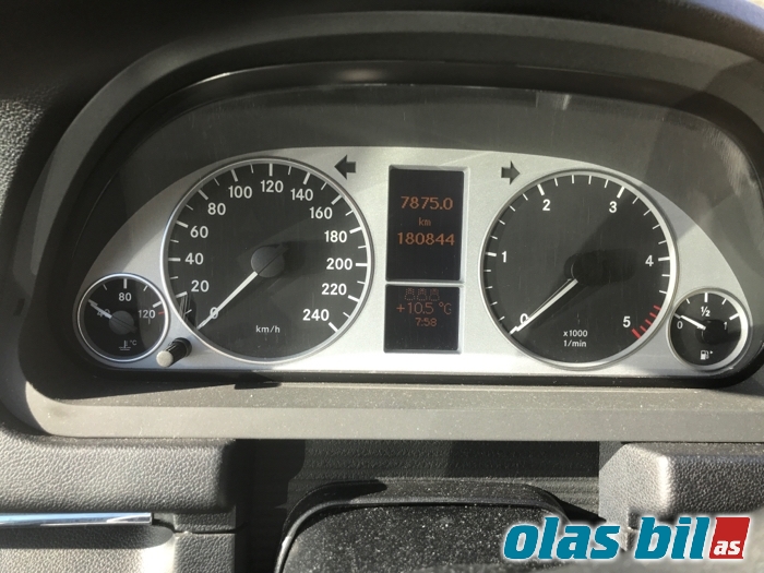 Mercedes B-Klasse 2005-2008 (Fase 1) (W245) (W245), Motorkode: 640940, Girkassekode: 722800