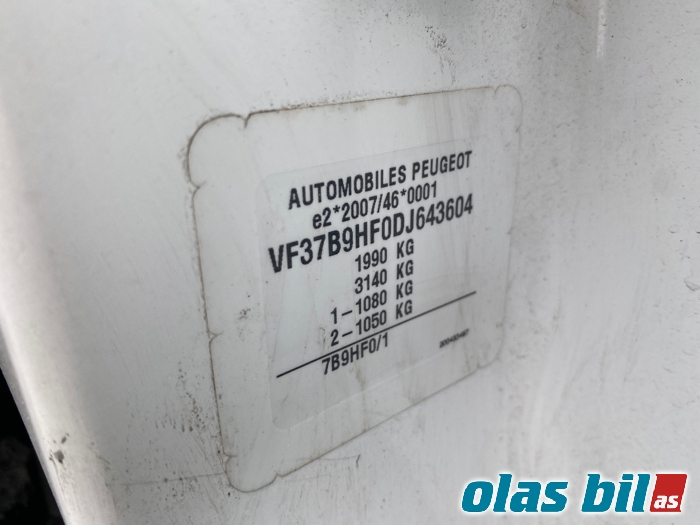 Peugeot Partner 2008-2015 (Type II, Fase 1) , Motorkode: 9HF (DV6DTED), Girkassekode:
